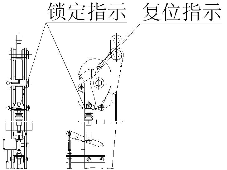 其特点有:第二代艇钩系统可以带负荷并通过联动转杆实现首尾同步释放