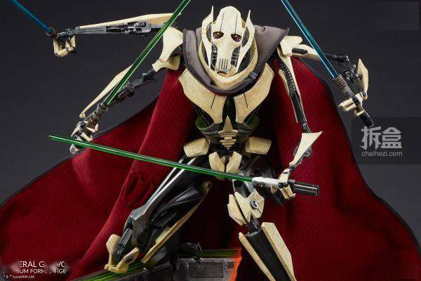 sideshow星球大战generalgrievous格里弗斯将军雕像