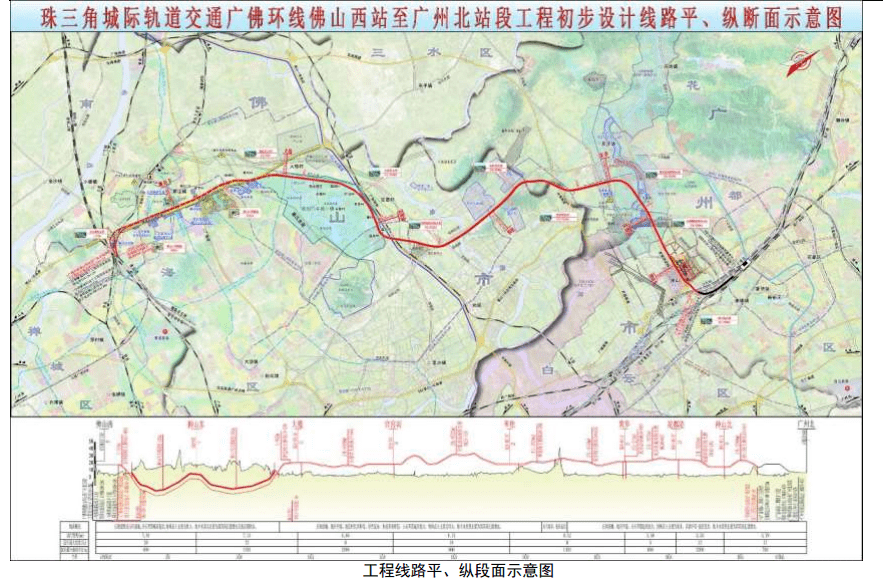 广佛环线西环)位于佛山市东北部,广州市的西北部, 是珠三角城际轨道