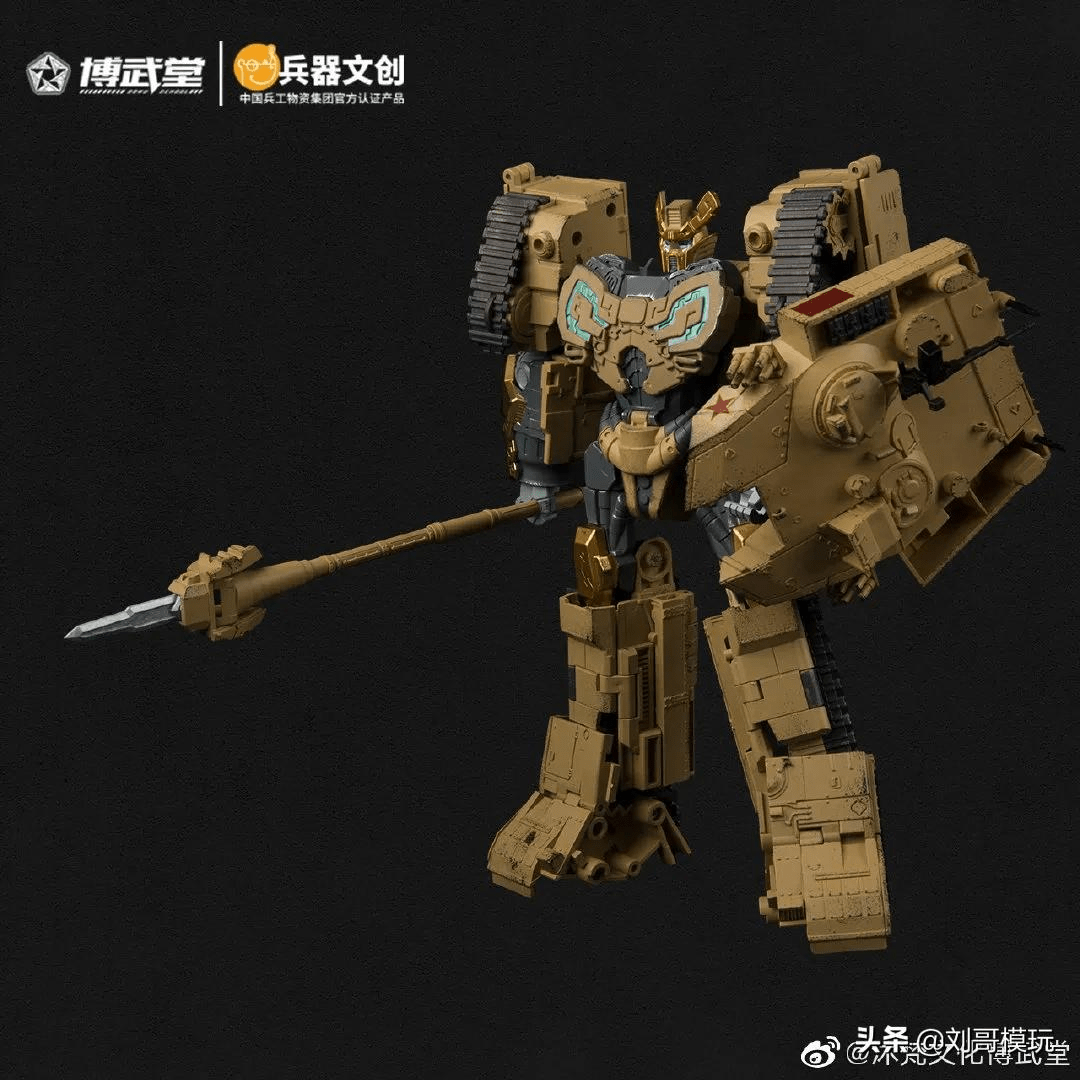 性价比超高!96b坦克变形机甲上色图公布