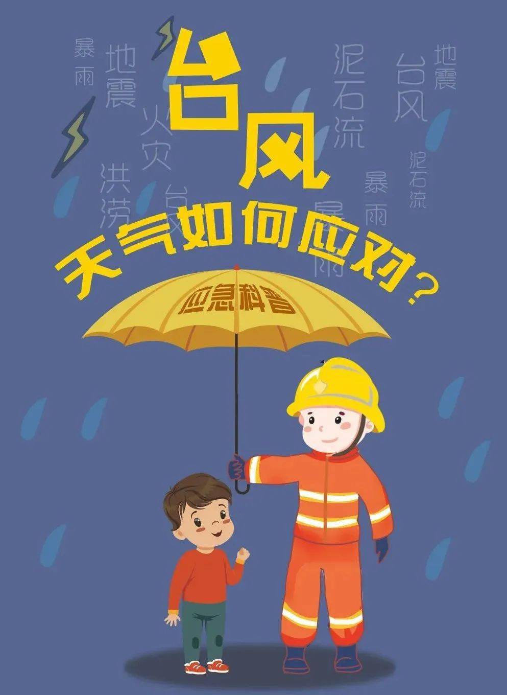 应急科普 图说:如何应对台风天气