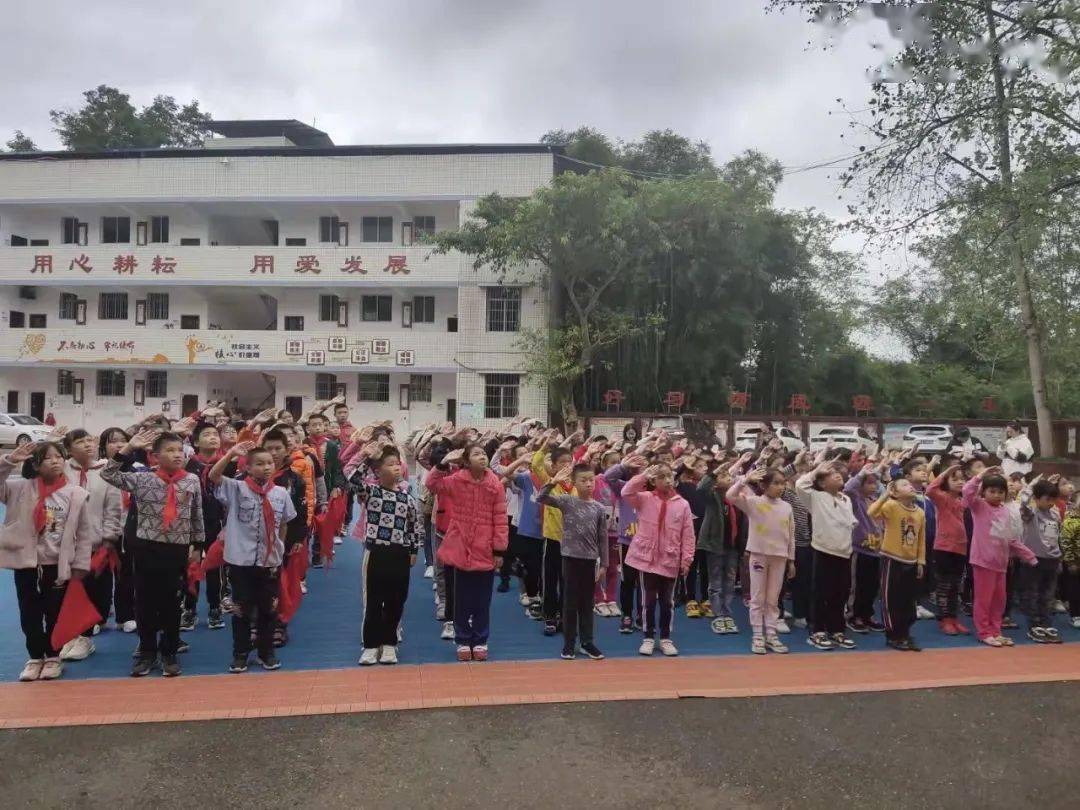 请党放心 强国有我|潼南区各级少先队庆祝建队72周年_朝阳小学