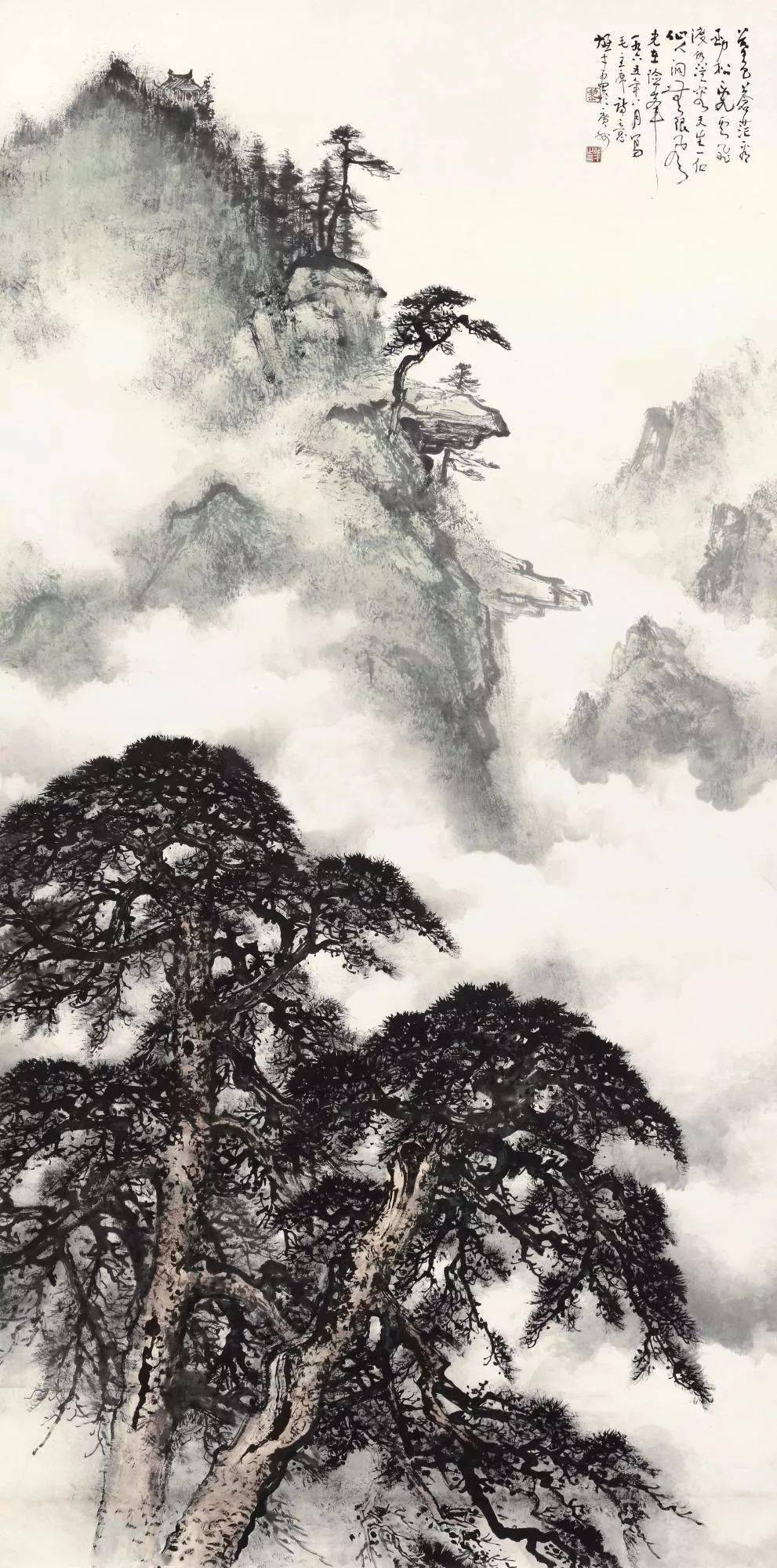 岭南画派大师黎雄才山水画110幅 收藏了