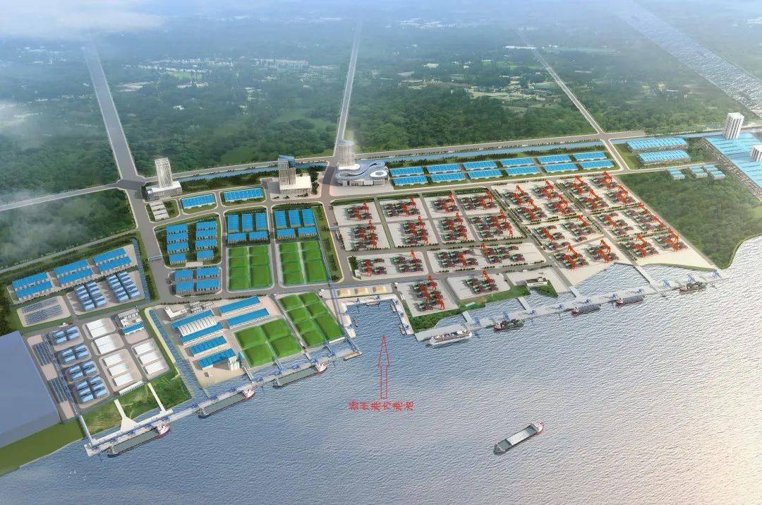 扬州港六圩作业区内港池改造项目正式开工