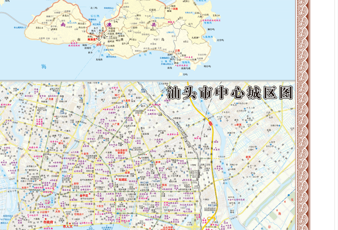 汕头市地图最全最新的都在这里了!