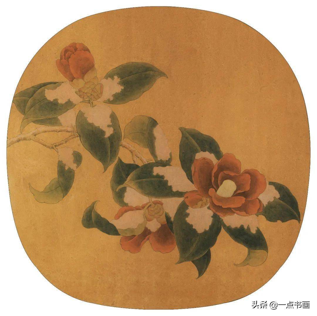 干后用清水将画面整体打湿,用底纹笔稍用力大面积洗刷画面正叶叶尖处