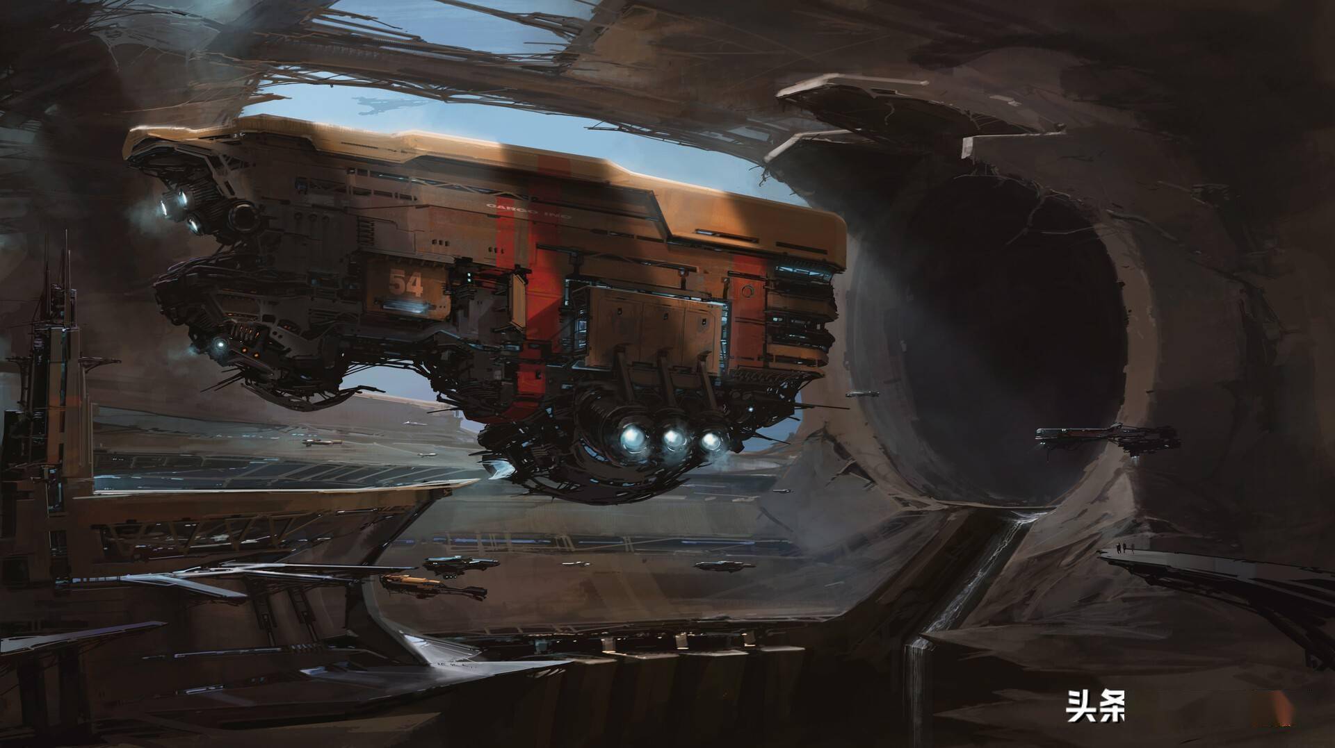 欣赏一组画面震撼想象力丰富的科幻场景插画作品