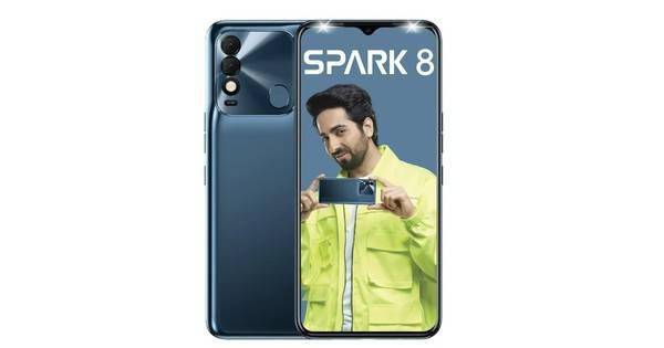 全新传音tecno spark 8在印度发布!指纹传感器亮了