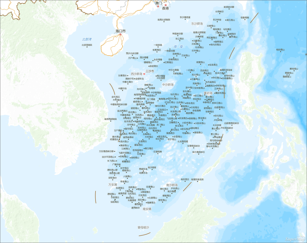 南海示意图看到的南海长这样我们经常在中国地图中你是不是会有所疑惑