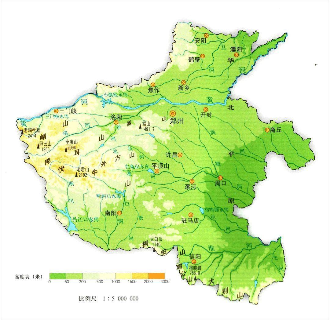 收藏丨全国各省市地形地势高清图