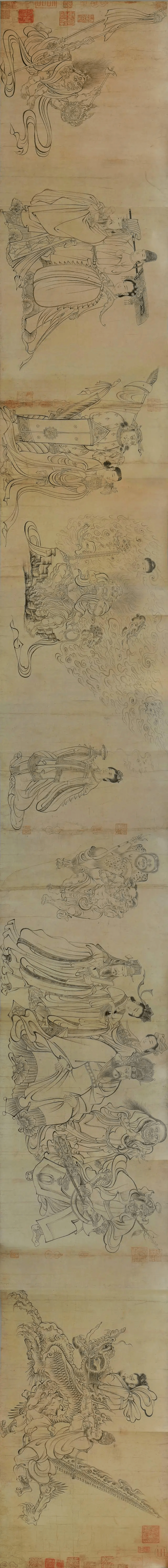 唐代 宗教人物画赏析_吴道子_作品_天王