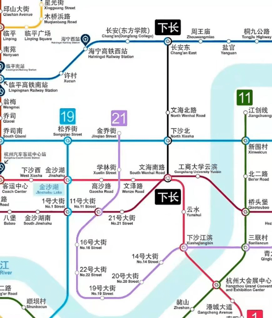 巧的是,一个月前,就有所谓的"大神"根据杭州地铁规划线路图给每条线路