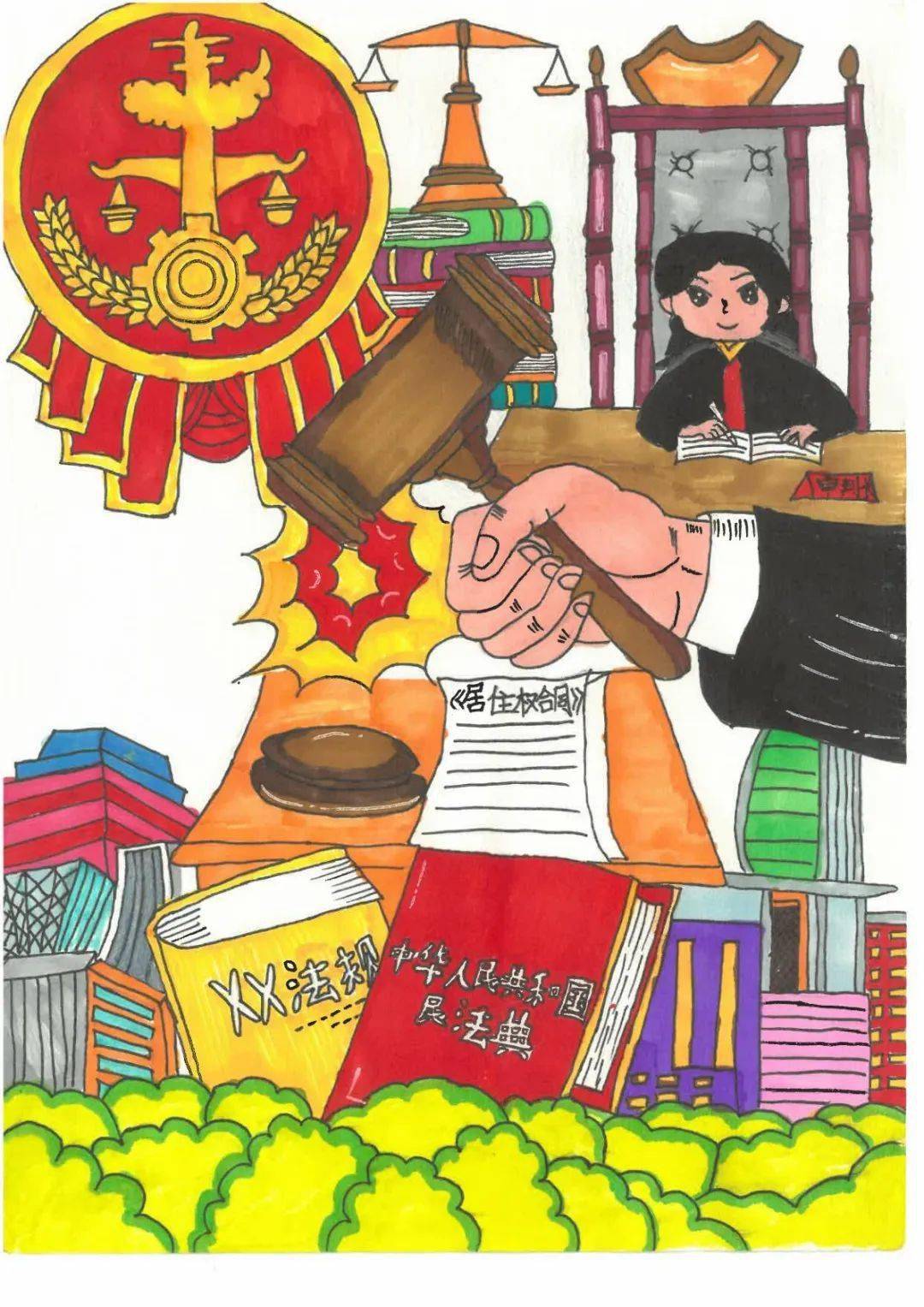 "青春与法同行 法律伴我成长"黄山市青少年法治漫画获奖作品展播(一)