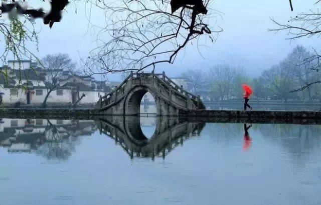 江南烟雨图_摄影_李思林_夕阳