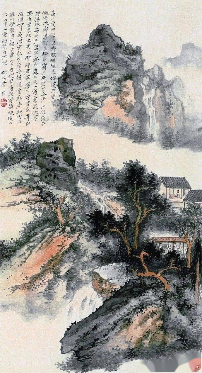 国画大师唐云的山水画作品赏析