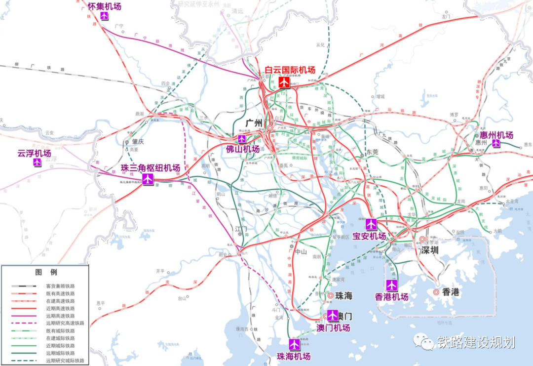 深南铁路珠三角枢纽机场至省界段项目位于佛山,肇庆,云浮市境内,设计