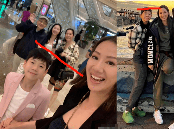 要知道模特出身的汪诗诗身高181公分,可见甄济嘉完美继承了妈妈大长腿