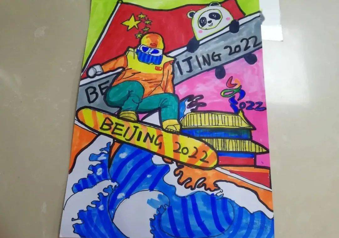 家庭家教家风北京市少年儿童童绘冬奥绘画作品获奖名单来啦