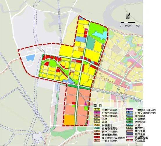 蔡甸一规划方案批前公示!控规导则用地布局图如下!_编制_控制性_意见