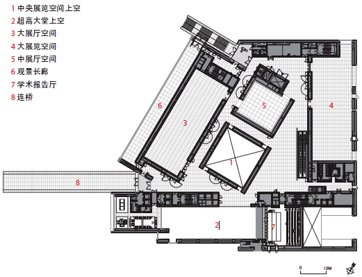 建筑平面概念图浦东美术馆的可建范围不仅受到陆家嘴道路退界的控制