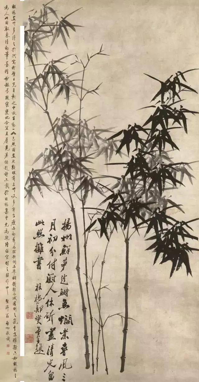 【诗画阅微】郑板桥:他画的竹,看这十幅就够了_郑燮_乾隆_墨兰