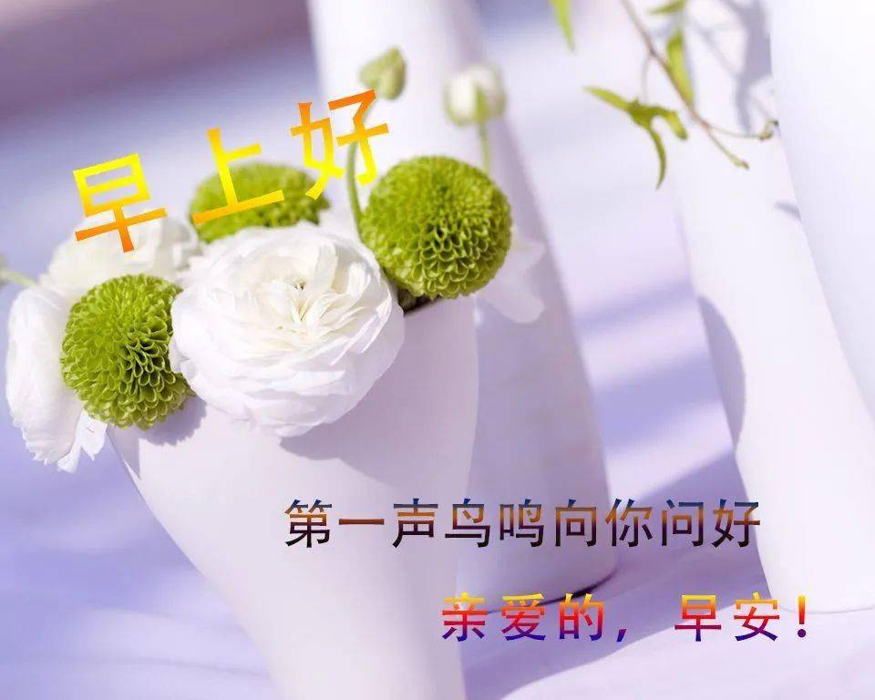 2022早上好问候祝福语最新早上好漂亮表情祝福图片