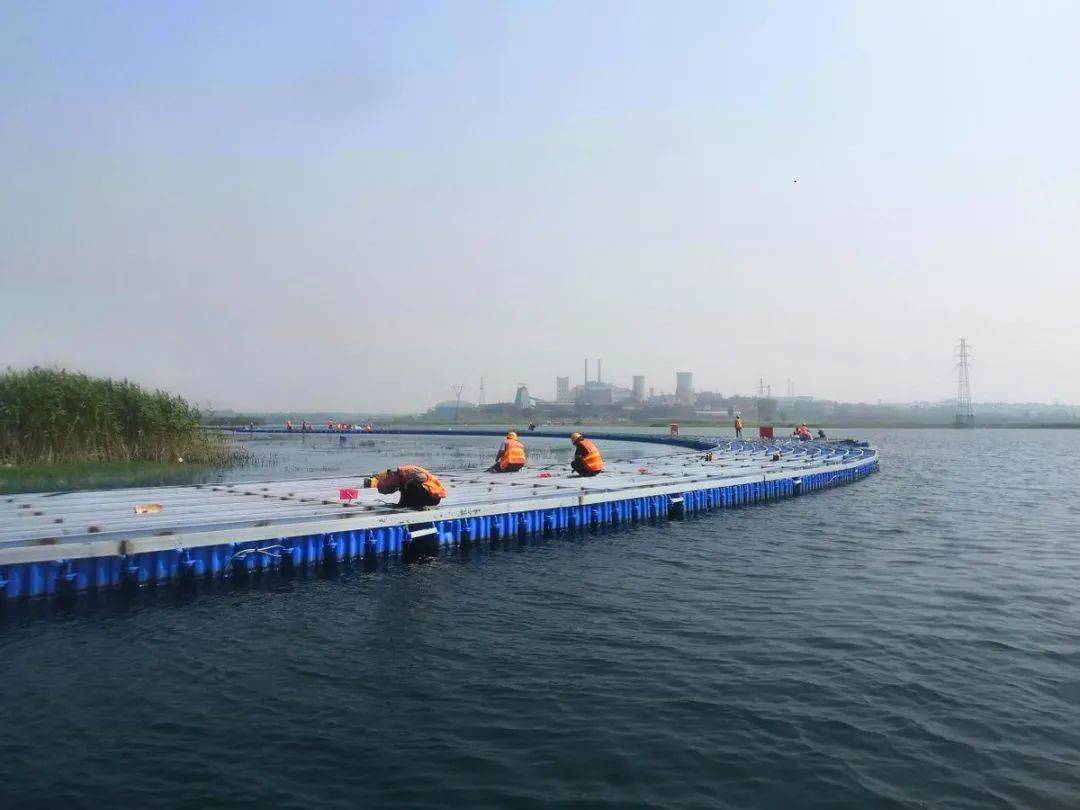 网红浮桥助力采煤塌陷区变身省级重点旅游目的地