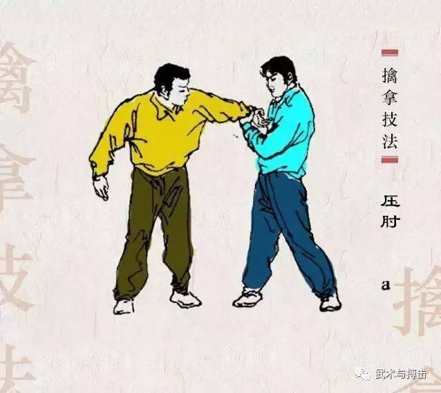 当对方用直拳进攻时即以左手抓握住对手的腕部拧臂或封扣住又手的右臂