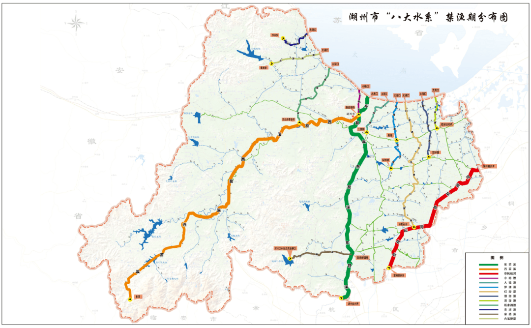 湖州主要涉及苕溪,运河干流及流域内部分支流,通太河道.