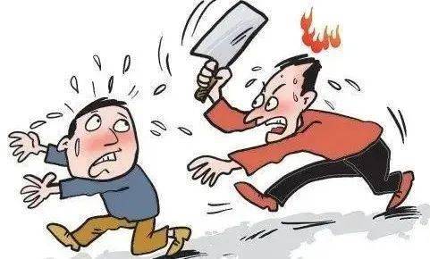 陆某见状逃跑,陆圩持带有长