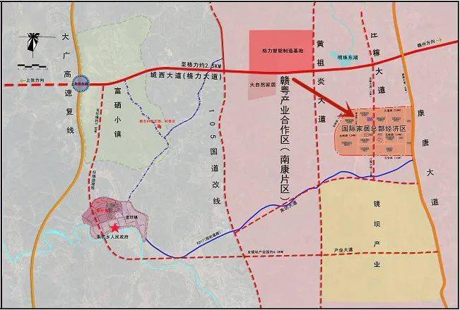 43亩!南康区国际家居总部经济区a-1-01地块挂牌!