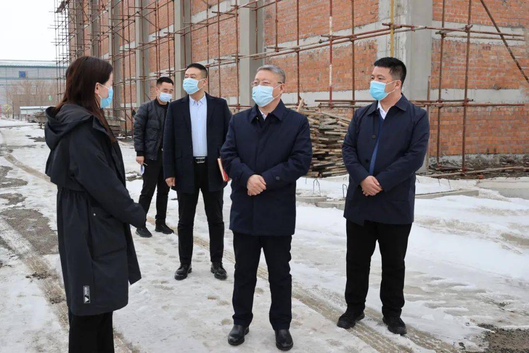 佳木斯市政协副主席,富锦市委书记梁庆民到包联企业及党建联系点调研