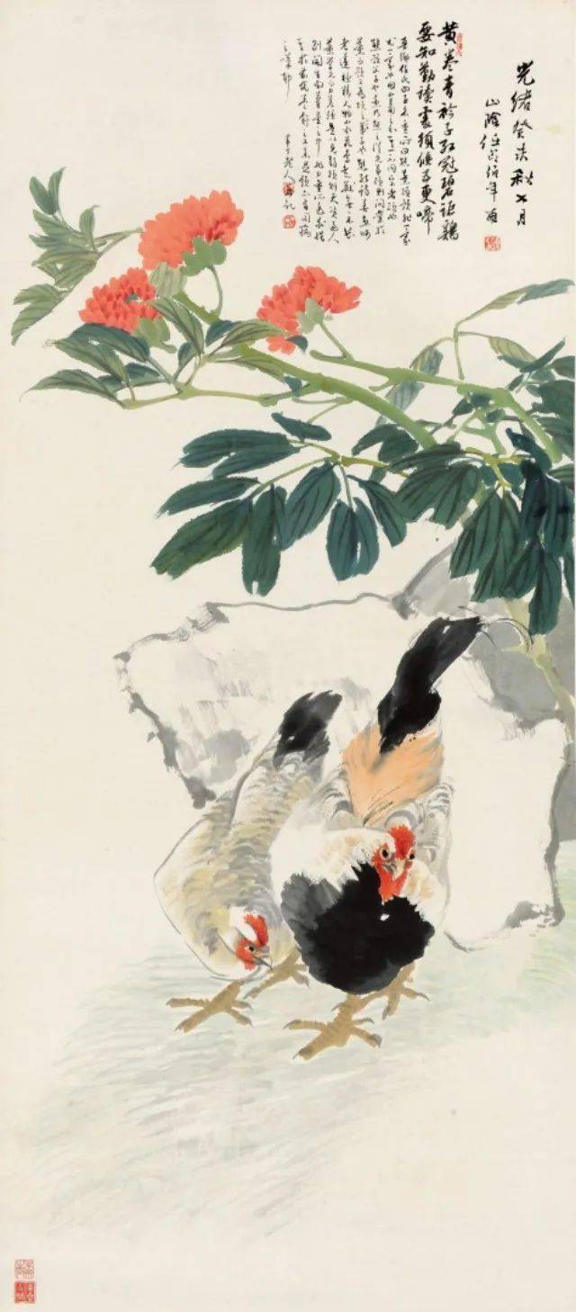 在历代画鸡名家中,唯有他画的鸡,最是为人称道_任伯年_生活_笔墨