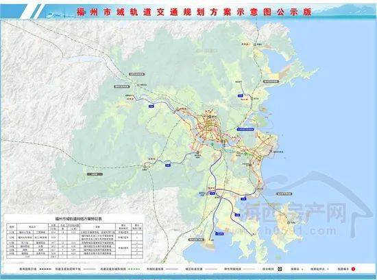 福州公布s1s6市域线高清线路图覆盖永泰葛岭闽清连江福清