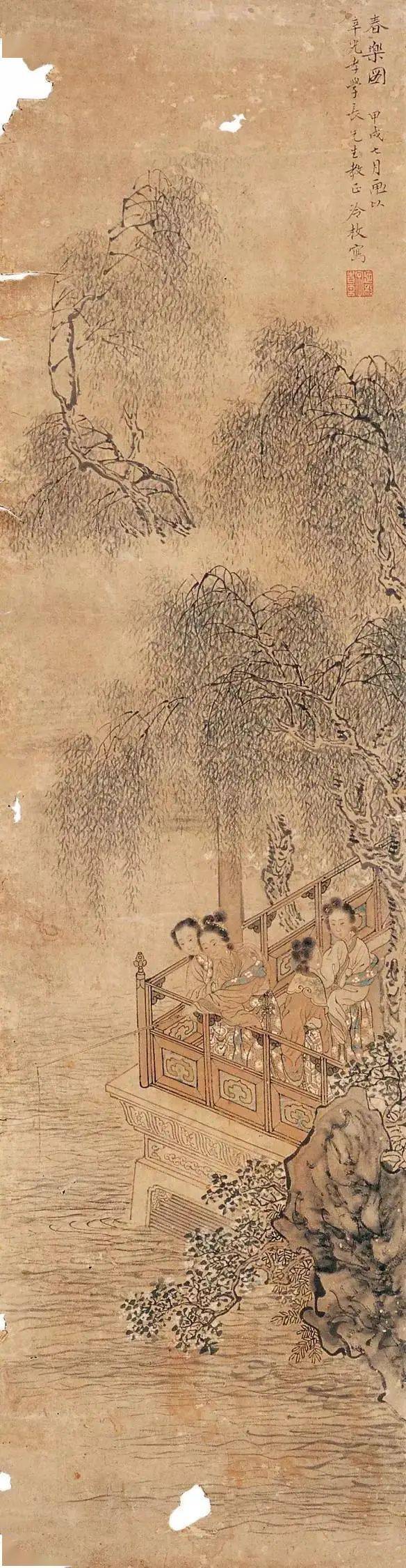清代大师 冷枚 精品国画欣赏_圆明园_绘画_作品
