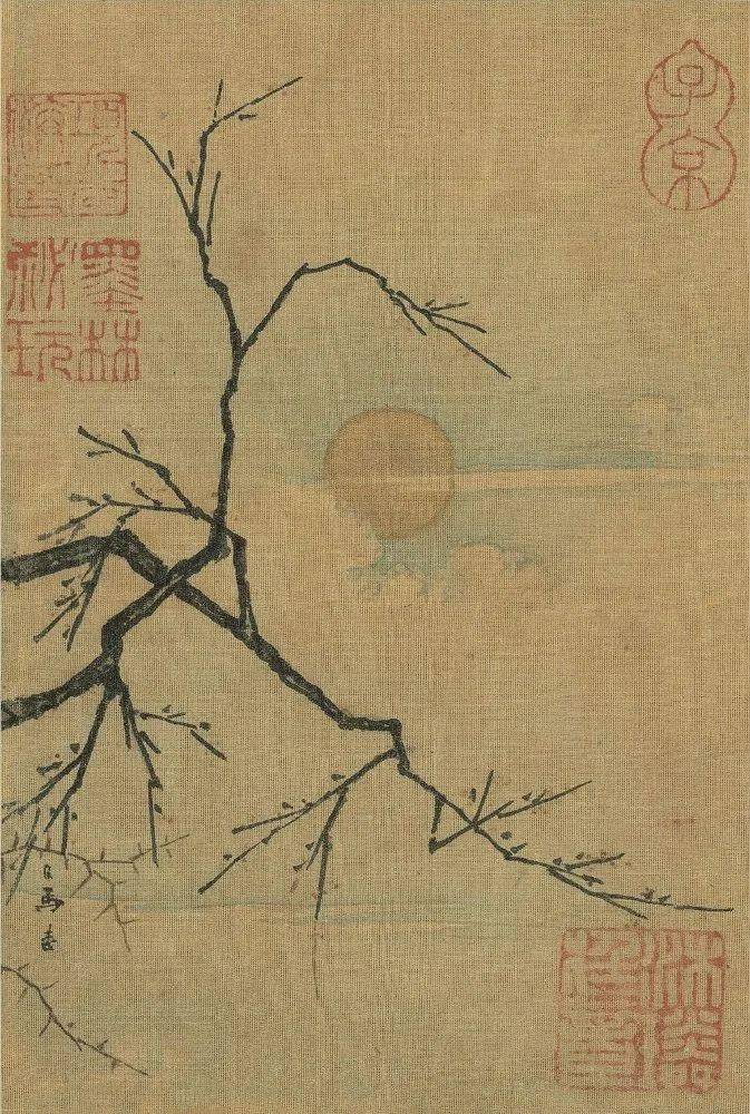 水墨苍劲马一角马远绘画雅赏