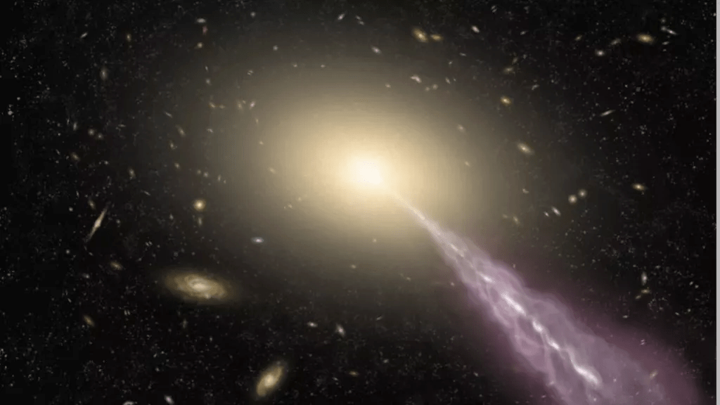 com/quasar-supermassive-black-hole-radio-glow-unknown-structure