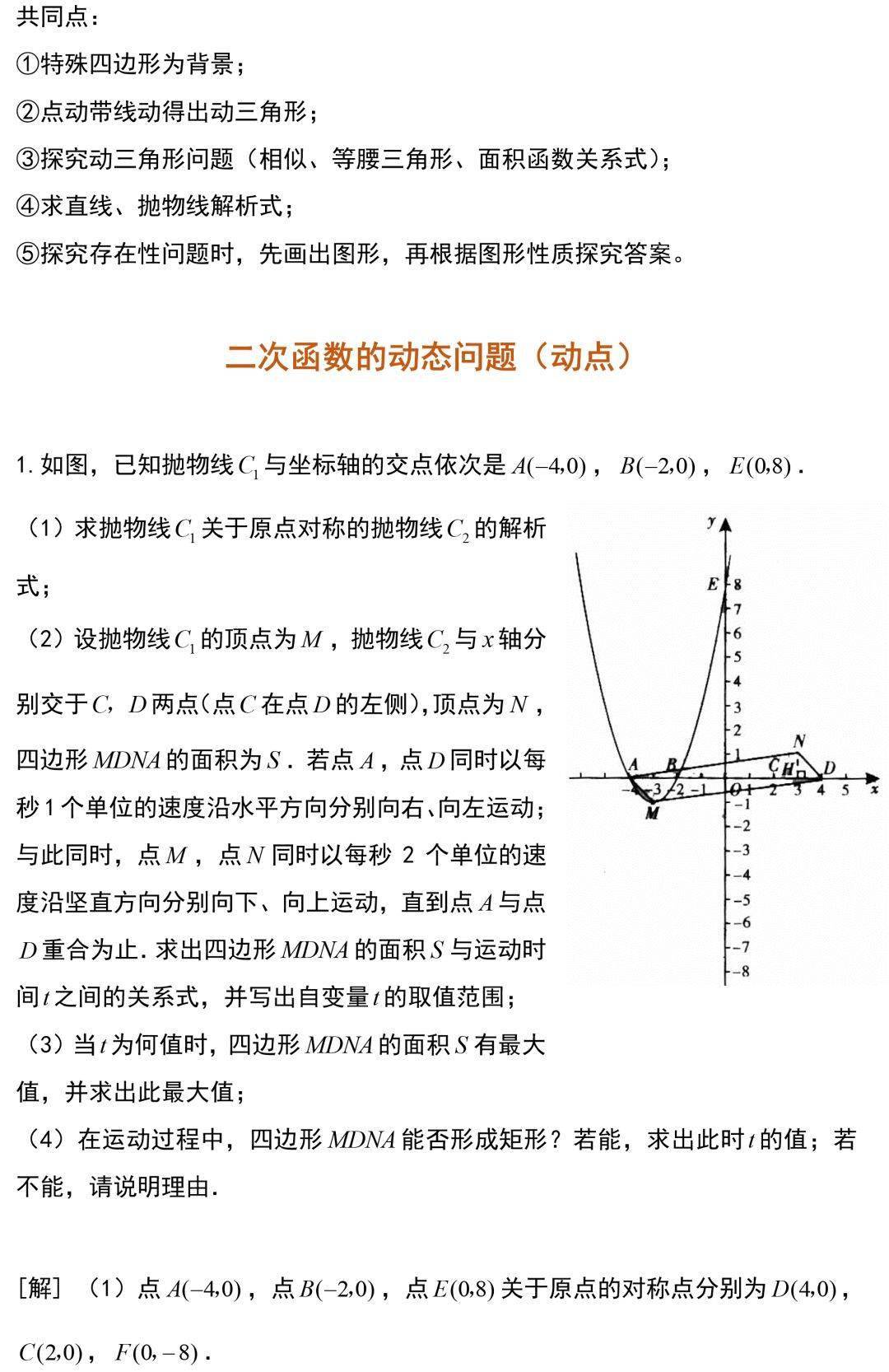 初中数学:二次函数题型解题技巧总结(转给孩子)_the_三角形_侵权