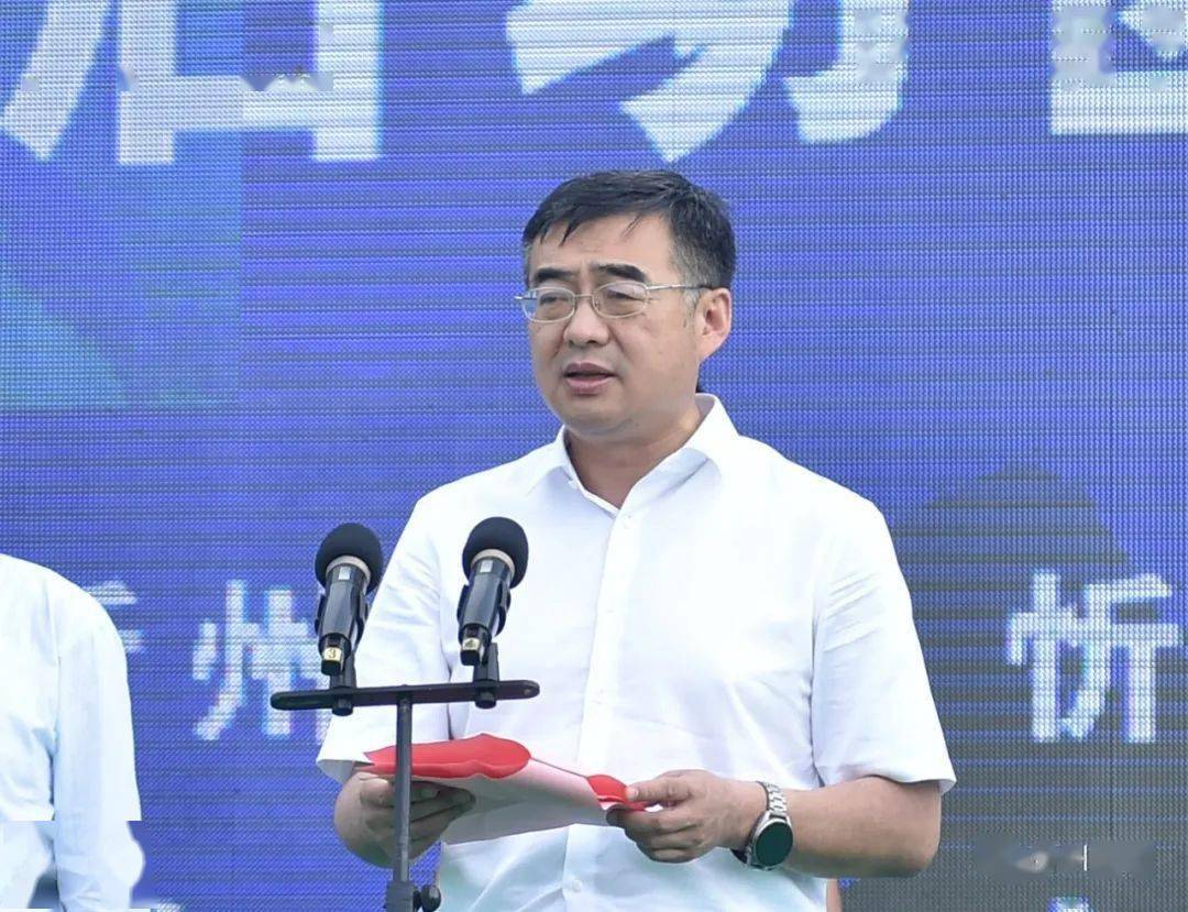 冯晓磊摄6月29日,忻州市举行牧马河生态公园暨太忻启动区基础设施项目