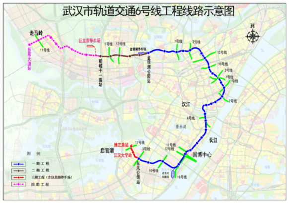 项目建设内容及方案符合武汉市轨道交通建设规划四期调整(2019-2024)
