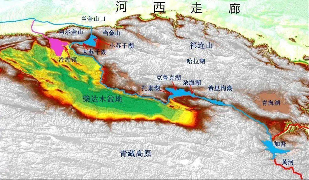 就从柴达木盆地来到了河西走廊和阿尔金山之间的当金山口穿过祁连山一