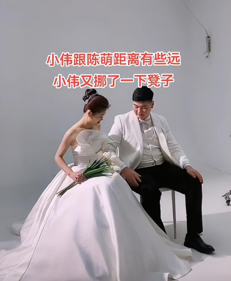 朱小伟拍婚纱照画面曝光,陈萌贴心帮老公整衣服,网友:朱家赚了_陈亚男