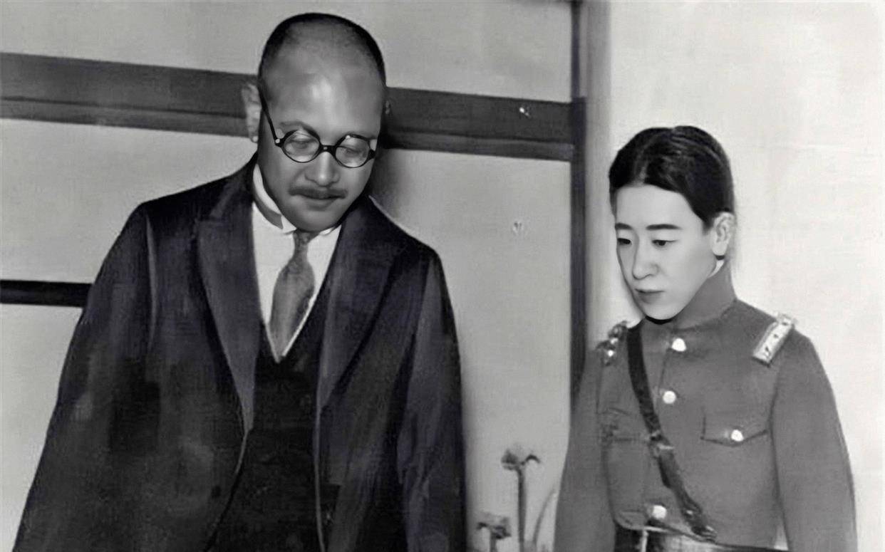 川岛芳子被捕时,骨瘦如柴蓬头乱发,全身多处针孔,犹如老太婆_孙科