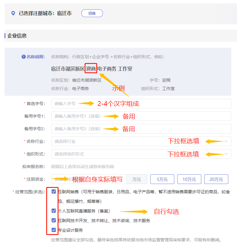电商如何注册营业执照网上怎么备案