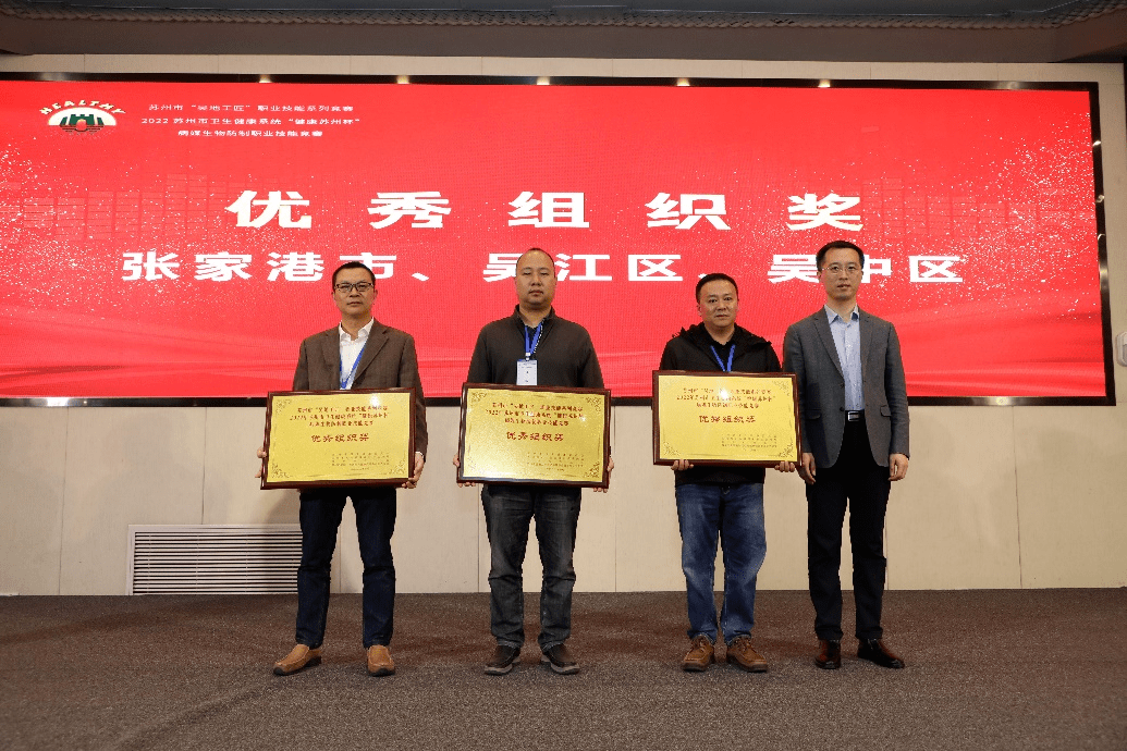 等奖张家港市二等奖高新区工业园区三等奖吴江区常熟市吴中区优秀组织奖