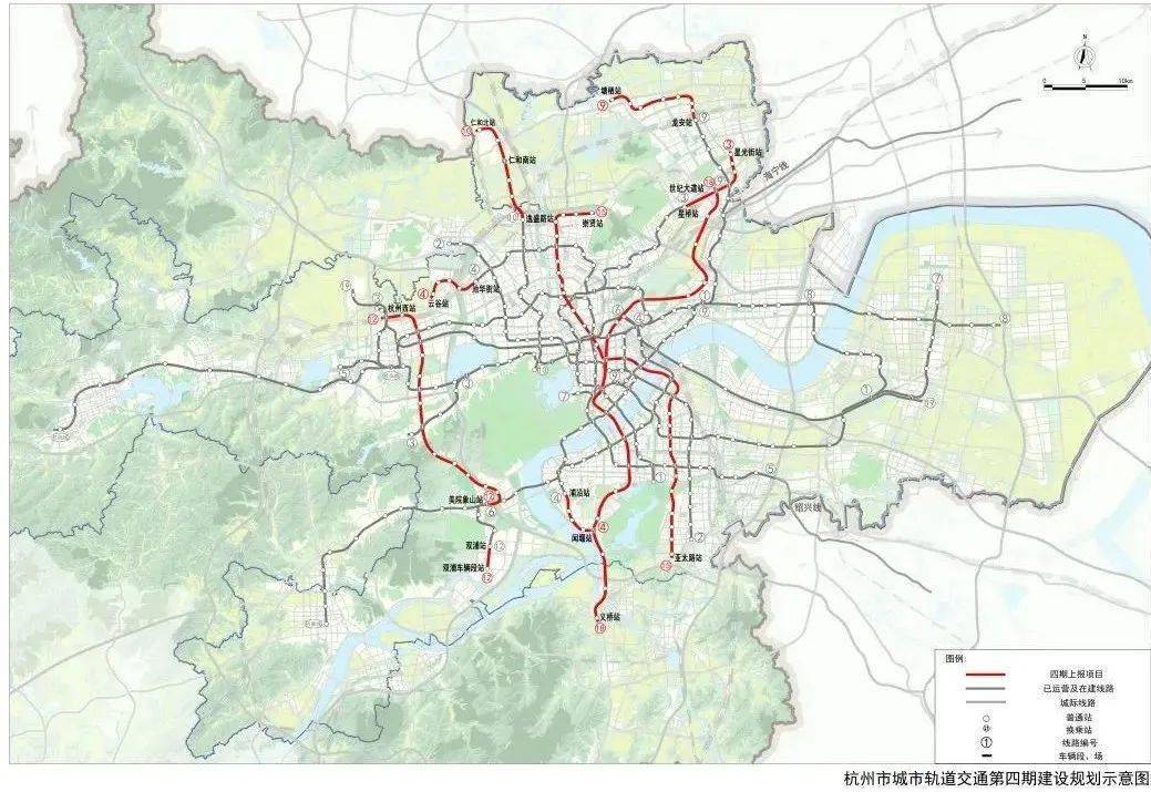 杭州第四轮地铁建设规划获批 总长度153公里 总投资约