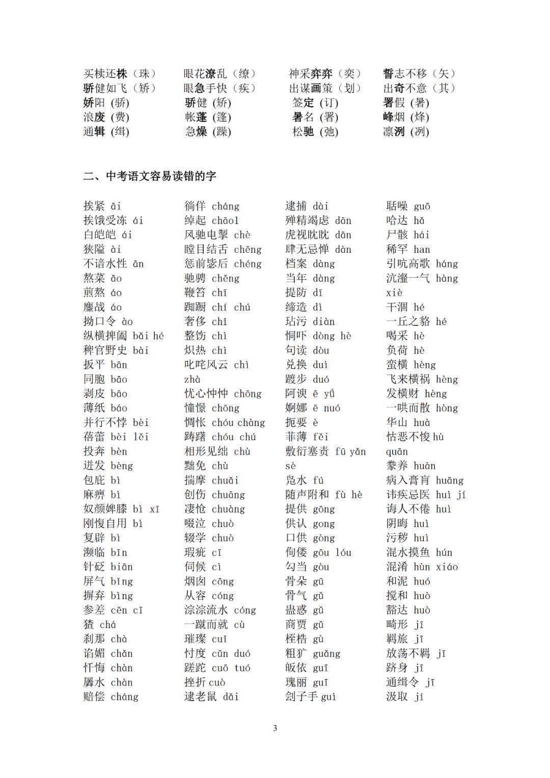 58篇初中语文知识点总结！字音字形、文言文、文体知识超全！  小升初作文 第3张