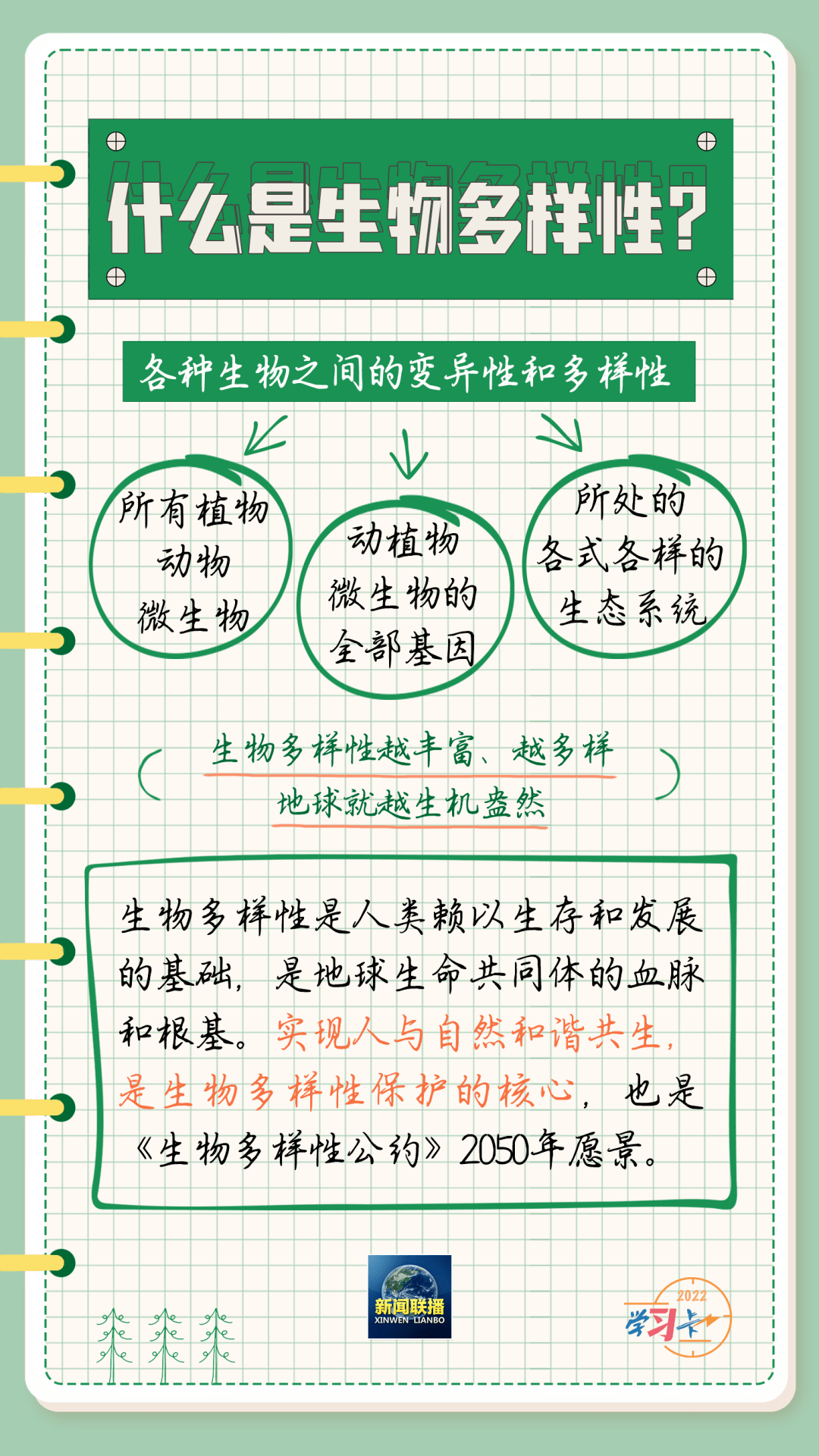 【环保知识】什么是生物多样性？一起打卡学起来（央视新闻）