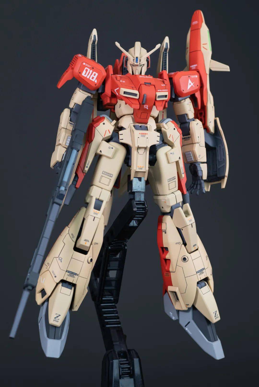 阿姆罗配色，HGUC Z Plus A1革新涂拆