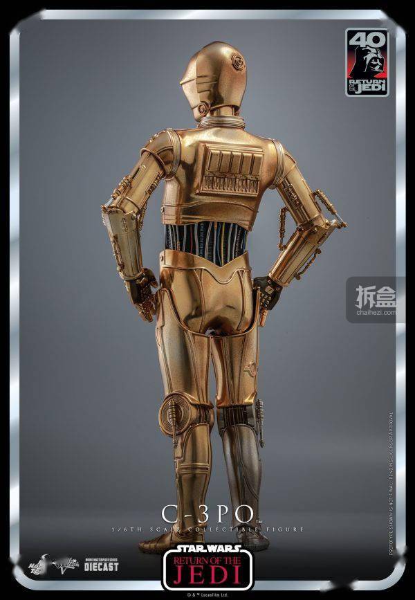 HOTTOYS 星球大战6 绝地归来 C-3PO 1/6合金可动听偶